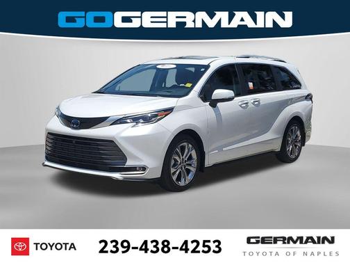 Wind Chill Pearl 2024 Toyota Sienna Platinum