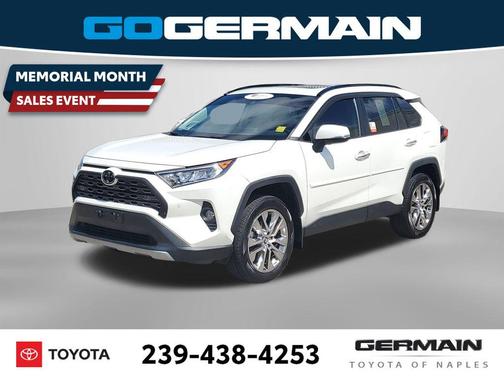 Blizzard Pearl 2021 Toyota RAV4 Limited