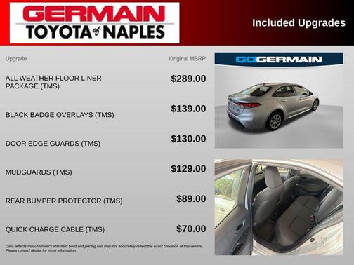 Classic Silver Metallic 2023 Toyota Corolla LE
