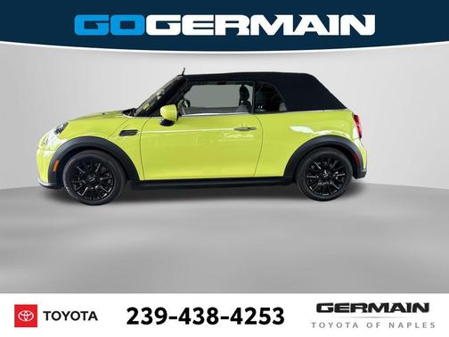Zesty Yellow 2023 MINI Convertible Cooper