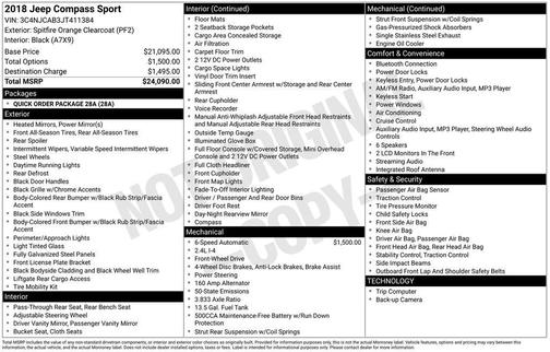 2018 Jeep Compass Sport