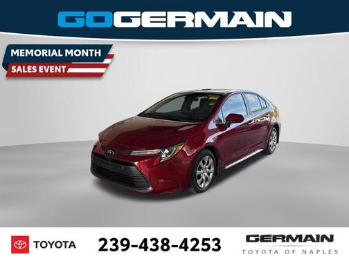 Ruby Flare Pearl 2025 Toyota Corolla LE
