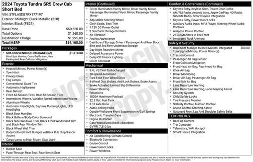 2024 Toyota Tundra SR5
