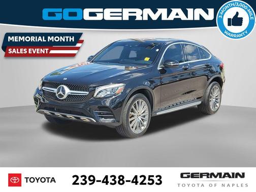 Obsidian Black Metallic 2018 Mercedes-Benz GLC 300 4MATIC Coupe