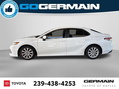 Super White 2020 Toyota Camry LE