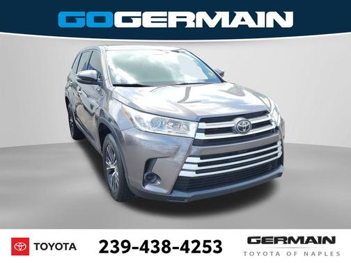 Predawn Gray Mica 2019 Toyota Highlander LE I4