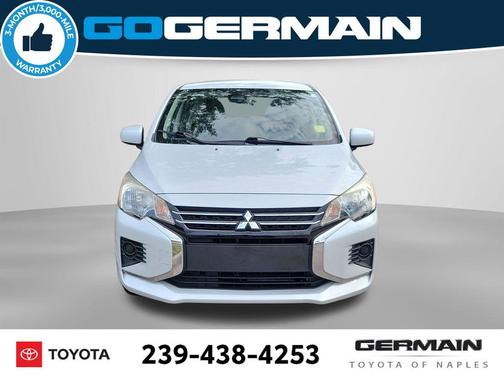 White Diamond 2021 Mitsubishi Mirage ES