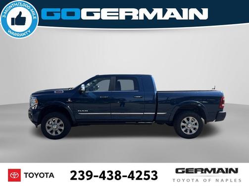 Patriot Blue Pearlcoat 2021 RAM 2500 Limited Mega Cab 4x4 6'4' Box