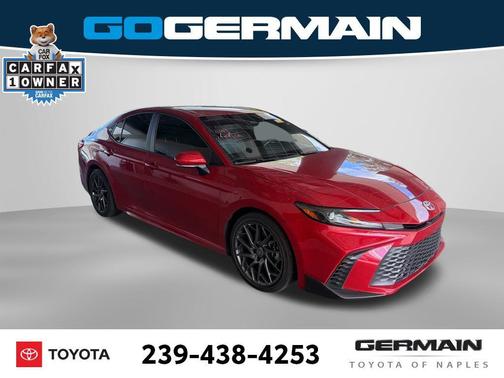 Supersonic Red 2025 Toyota Camry SE