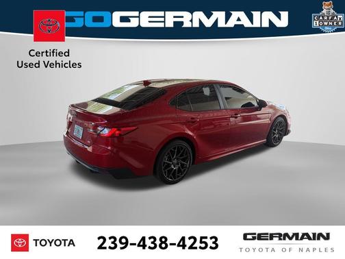Supersonic Red 2025 Toyota Camry SE