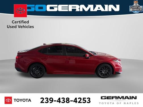 Supersonic Red 2025 Toyota Camry SE