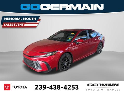 Supersonic Red 2025 Toyota Camry SE