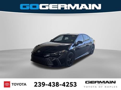 Midnight Black Metallic 2025 Toyota Camry SE