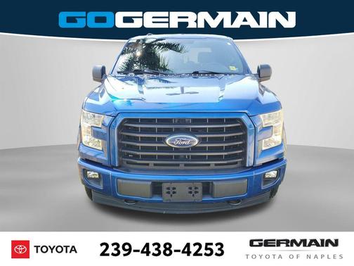 Lightning Blue 2017 Ford F-150 XLT