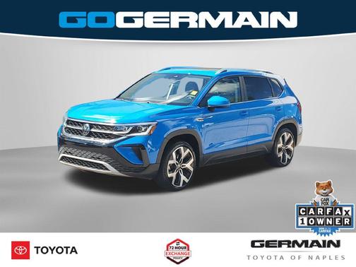 Blue 2022 Volkswagen Taos 1.5T SEL