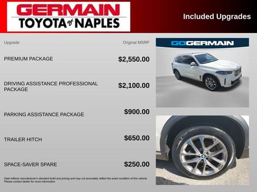 Alpine White 2024 BMW X5 sDrive40i