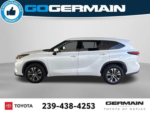 Wind Chill Pearl 2022 Toyota Highlander XLE