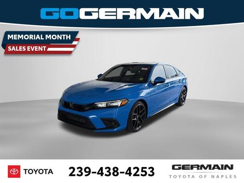Boost Blue Pearl 2022 Honda Civic Sport Touring