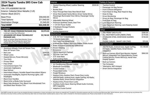 2024 Toyota Tundra SR5