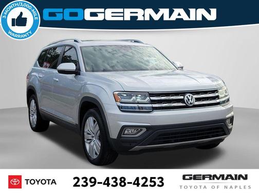 Reflex Silver Metallic 2019 Volkswagen Atlas 3.6L SEL
