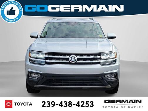 Reflex Silver Metallic 2019 Volkswagen Atlas 3.6L SEL