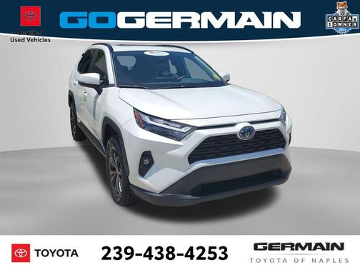 Wind Chill Pearl 2024 Toyota RAV4 Hybrid XLE Premium