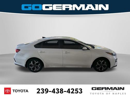 Clear White 2020 Kia Forte LXS