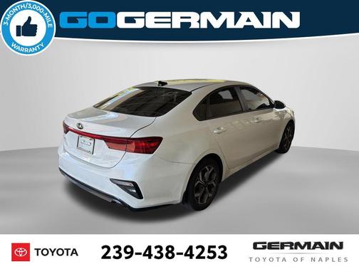 Clear White 2020 Kia Forte LXS