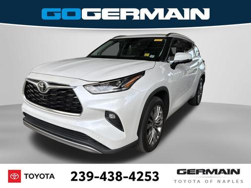 Wind Chill Pearl 2024 Toyota Highlander Platinum