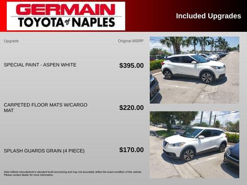 Aspen White Tricoat 2019 Nissan Kicks SV