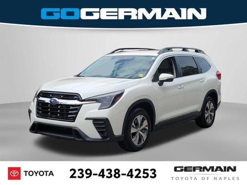 Crystal White Pearl 2023 Subaru Ascent Premium 8-Passenger