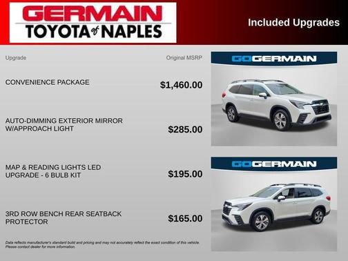 Crystal White Pearl 2023 Subaru Ascent Premium 8-Passenger