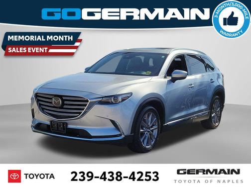 Sonic Silver Metallic 2023 Mazda CX-9 Grand Touring