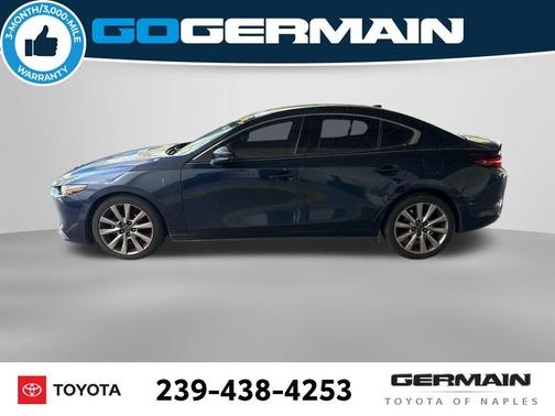 Deep Crystal Blue Mica 2021 Mazda Mazda3 FWD w/Premium Package