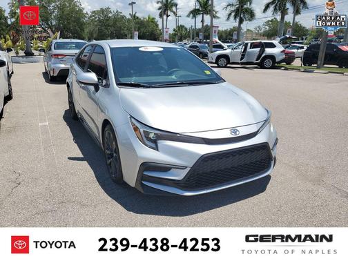 Classic Silver Metallic 2024 Toyota Corolla SE