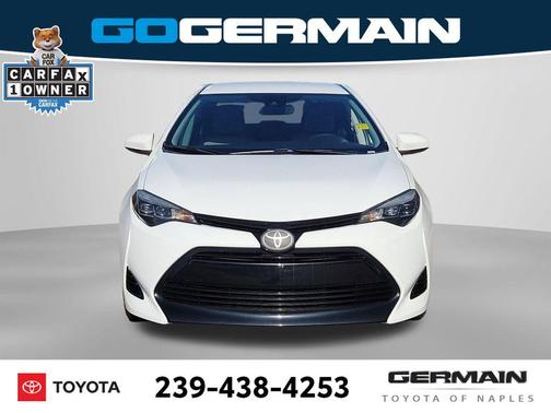 Super White 2018 Toyota Corolla LE