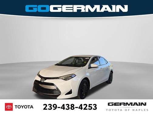 Super White 2018 Toyota Corolla LE