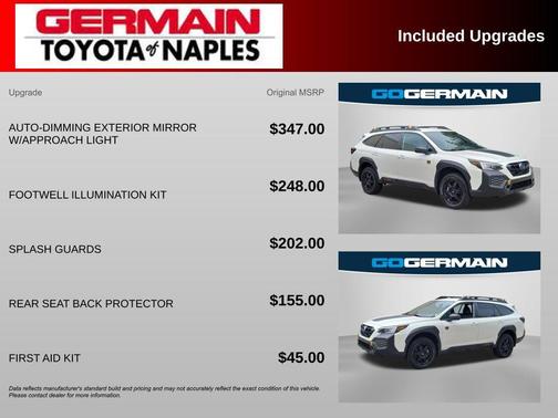 Crystal White Pearl 2025 Subaru Outback Wilderness