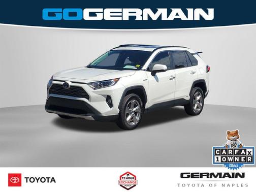 Blizzard Pearl 2020 Toyota RAV4 Hybrid Limited