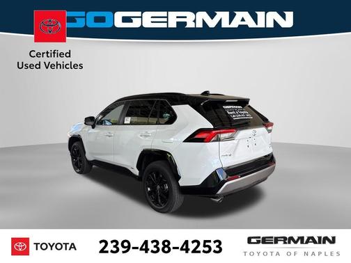 Midnight Black Metallic 2025 Toyota RAV4 Hybrid SE