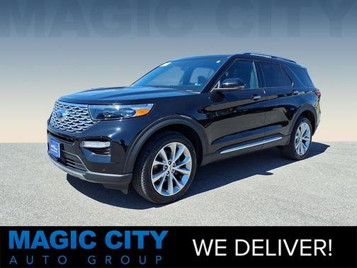 AGATE BLACK METALLIC 2023 Ford Explorer PLATINUM