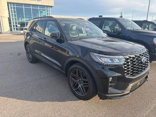 AGATE BLACK METALLIC 2025 Ford Explorer ST