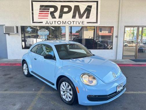 Blue 2015 Volkswagen Beetle Auto 1.8T