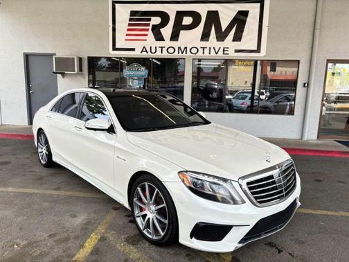 White 2014 Mercedes-Benz S-Class S 63 AMG
