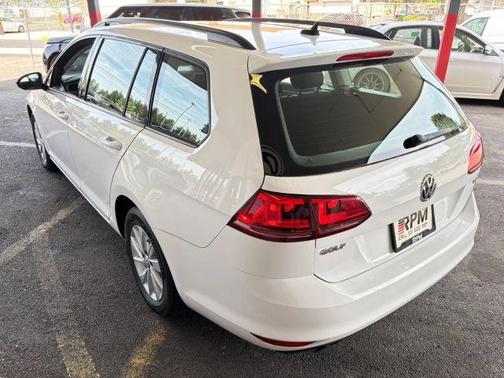 Pure White 2016 Volkswagen Golf SportWagen TSI S 4-Door