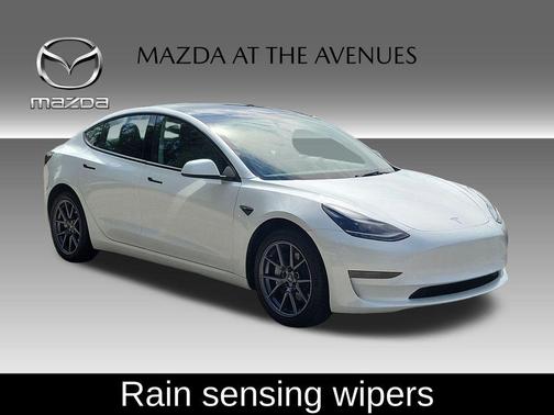 Pearl White 2023 Tesla Model 3 Base