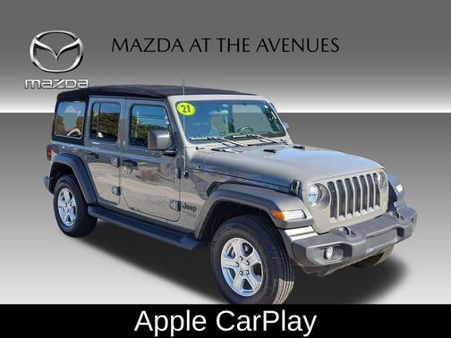 Sting Gray Clearcoat 2021 Jeep Wrangler Unlimited Sport