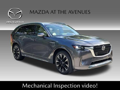 Machine Gray Metallic 2024 Mazda CX-90 3.3 Turbo S