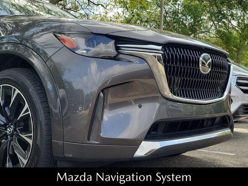 Machine Gray Metallic 2024 Mazda CX-90 3.3 Turbo S