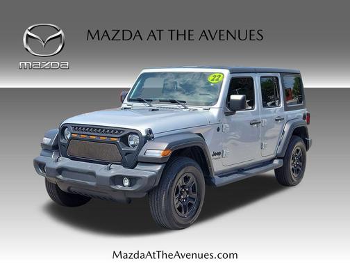 Silver Zynith Clearcoat 2022 Jeep Wrangler Unlimited Sport